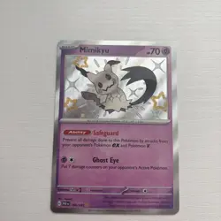 Mimikyu - Shiny Rare Holo SV: Paldean Fates 160/091 Baby Shiny NM - Pokemon TCG - Image 1