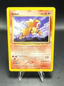 Pokemon Entei Neo Revelation Non-Holo Rare German Pokemon 17/64 - Image 1