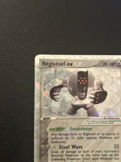 Pokemon TCG Registeel EX 99/101 Hidden Legends Cracked Ice Holo Rare LP - Image 2