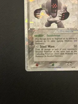 Pokemon TCG Registeel EX 99/101 Hidden Legends Cracked Ice Holo Rare LP - Image 3
