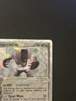 Pokemon TCG Registeel EX 99/101 Hidden Legends Cracked Ice Holo Rare LP - Image 4