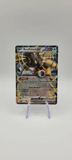 Pokemon TCG: Bouffalant EX 077/086 Double Rare - White Flare- NM - Image 1