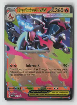 Pokemon MEP #029 Mega Charizard X EX Promo Holo - Image 1