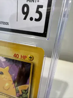 Pikachu Pokemon 1999 Base Set 58/102 CGC 9.5 MINT+ - Image 3