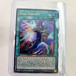 Yugioh Soul Servant Ultra Rare 1st Edition LED6-EN003 Sleeve and toploader incl. - Image 1