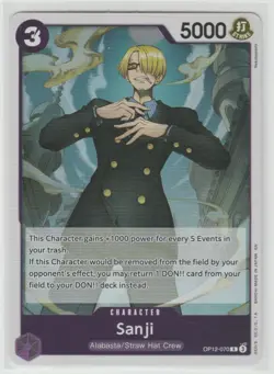 2025 One Piece Legacy of the Master Sanji #OP12-070 R - Image 1