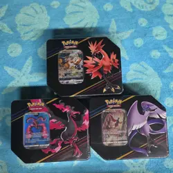 Pokemon Crown Zenith Tin Set Moltres Zapdos Articuno Promo Cards Sealed - Image 1
