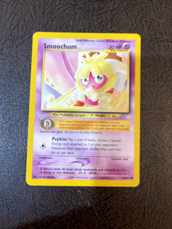 Smoochum 54/64 Neo Revelation Regular Pokemon Card LP - Image 1