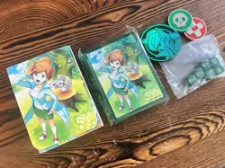 ⭐ Pokemon Professor Juniper Card Sleeves Set 65 Deck Box Dice Coins LOT - Image 1