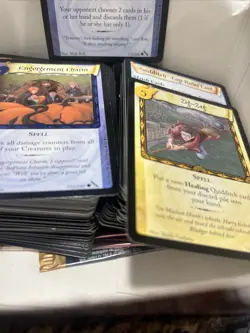 Harry Potter 2001 TCG Base Card Lot Commons & Rare Cards 330 Card Lot - Image 4