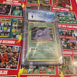 Pokemon Japanese Muk Mystery of the Fossils CGC 9 MINT Card #089 - Image 3