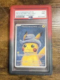 Pokemon Pikachu With Grey Felt Hat SVP 085 Van Gogh Promo Card PSA 9 MINT - Image 1