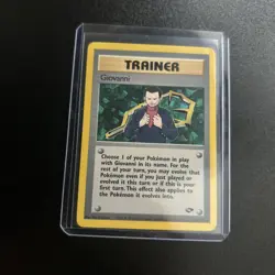 Giovanni 104/132 Gym Challenge Non Holo NM-LP Vintage Pokemon Card 1999 - Image 4