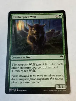 Timberpack Wolf - Magic the Gathering MTG Origins Single Card - Image 1