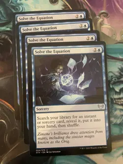 4x Solve the Equation Pack STX Fresh Never Played FREE SHIPPING - Image 1