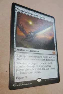 Sword of Feast and Famine 296/332 "The List" Reprint Double Masters - Very LP - Image 3