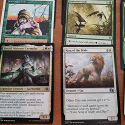 ***Red White Green Naya Rare CATSs*** Tribal Custom COMMANDER MAGIC DECK MTG Fun - Image 4