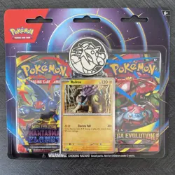 Lot of 3 Pokemon Mega Evolution & Phantasmal Flames 2-Pack Blister Raikou Promo - Image 4