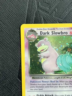 Pokemon TCG Dark Slowbro 12/82 Team Rocket Holo Rare (English) - NM(-) - Image 4