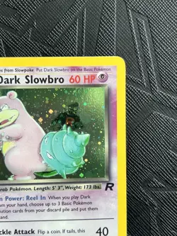 Pokemon TCG Dark Slowbro 12/82 Team Rocket Holo Rare (English) - NM(-) - Image 5