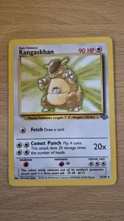 Pokemon TCG Jungle Kangaskhan rare 21/64 - Image 1