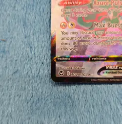 Pokemon Rayquaza VMAX TG20/TG30 Sword & Shield Silver Tempest Trainer Gallery NM - Image 5