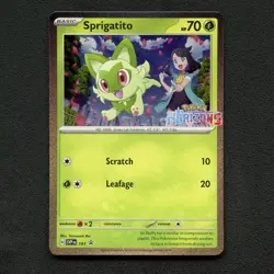 Sprigatito SVP: 191 Black Star Promo | Stamped Holo Rare - Excellent | Pokemon - Image 1