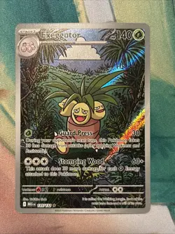 Pokemon TCG Exeggutor 135/132 Mega Evolution English Illustration Card NM - Image 1