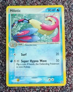 Rare 2005 Pokemon EX Emerald Milotic #8/106 Nintendo, VG - Image 2