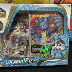 Pokemon TCG SWSH Lucario VSTAR Premium Collection Box New Sealed Fusion Strike - Image 3