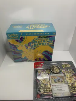 Pokemon Ascended Heroes ETB Elite Trainer Box + Larry's Komala Blister pack - Image 1