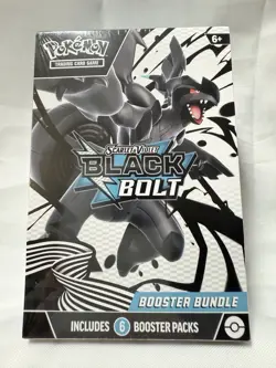 Pokemon Scarlet Violet Black Bolt Booster Bundle 6 Packs - Image 1