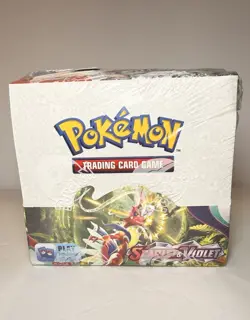 Pokemon Scarlet & Violet Base Set Booster Box SEALED w/ Protective Case - Image 1