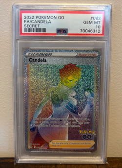 Candela 2022 Pokemon GO 083/078 Secret Full Art PSA 10 Gem Mint - Image 1