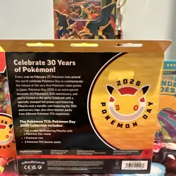 Pokemon TCG: Pokemon Day 2026 Collection Box - 30th Anniversary - Ready To Ship - Image 2