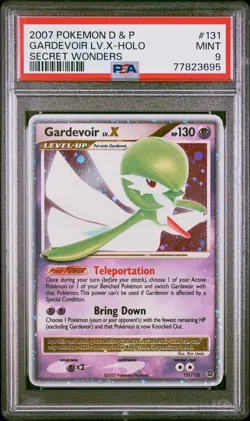 2007 POKEMON DP SECRET WONDERS GARDEVOIR LV.X #131 ULTRA RARE PSA 9 - Image 1