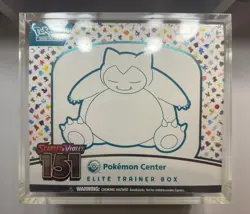 Pokemon TCG 151 Pokemon Center Elite Trainer Box ETB with Magnetic Acrylic Case - Image 1