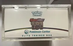 Pokemon TCG 151 Pokemon Center Elite Trainer Box ETB with Magnetic Acrylic Case - Image 3