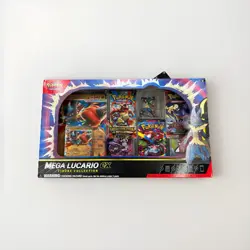 Mega Lucario EX Figure Collection Box Pokemon TCG Set New Sealed - Free Shipping - Image 1