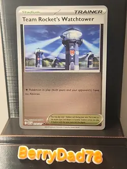 Team Rocket's Watchtower 210/217 Ascended Heroes Reverse Holo Pokemon TCG NM - Image 1