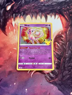 Mew 11/25 Holo Pokemon Celebrations 25th Anniversary NM - Image 2