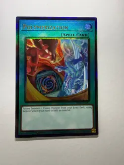 Yugioh - Polymerization (Hero Art) - Prismatic Ultimate - 1st - RA03-EN051 - NM - Image 1