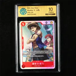 CCG 10 Pristine 2025 One Piece CHN Monkey D. Luffy OP14-013 SR - Image 1