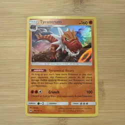 Pokemon Tyrantrum 69/131 Sm-Forbidden Light Holo Card Near Mint Near Mint NM TCG - Image 1
