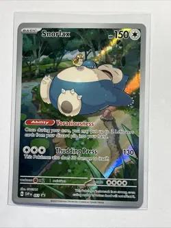 Snorlax 051 Sv: Scarlet & Violet Promo Cards Holo - Image 1