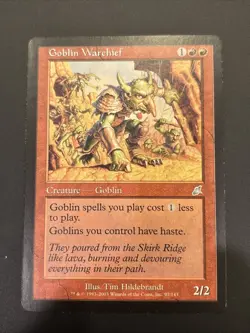 Goblin Warchief Scourge Magic Mtg NM UP - Image 1