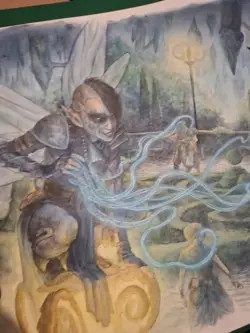 Magic The Gathering (MTG) Original Artworks Dimir Strandcatcher by Iris Compiet - Image 1