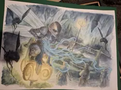 Magic The Gathering (MTG) Original Artworks Dimir Strandcatcher by Iris Compiet - Image 4