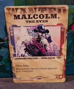 magic the gathering - Malcolm The Eyes - Legendary Creature - Siren Pirate - Image 1