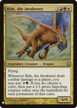 [4x] Rith, the Awakener (DD:PvC) Near Mint, English Mystery Booster MTG Magic - Image 1